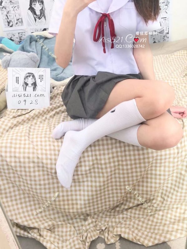 原味丝袜|袜类,臭棉袜,小腿棉袜 白色（同款可选绀色）学生萝莉绝对领域校供JK刺绣制服1