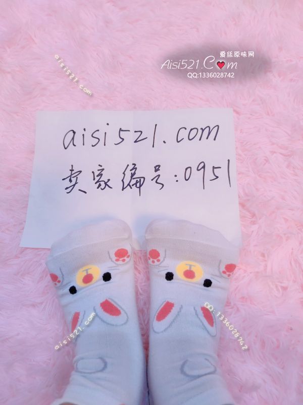 原味丝袜|袜类,臭棉袜,白色卡通耳朵袜子 短筒棉袜 超吸汗