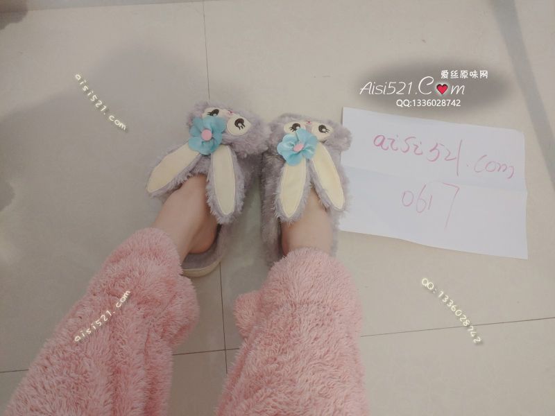 原味女鞋|鞋类,凉鞋拖鞋,可爱兔耳朵拖鞋（日常穿的）