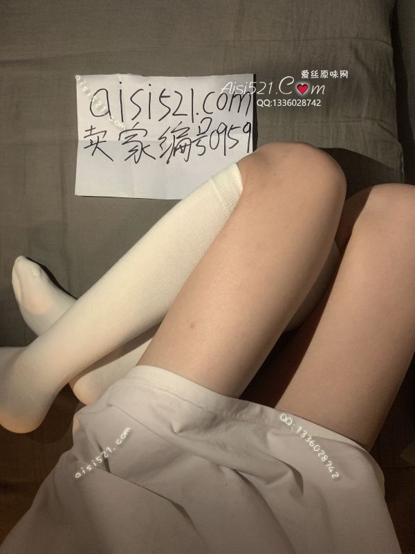 纯棉白色小腿袜原味丝袜|袜类臭长筒丝袜