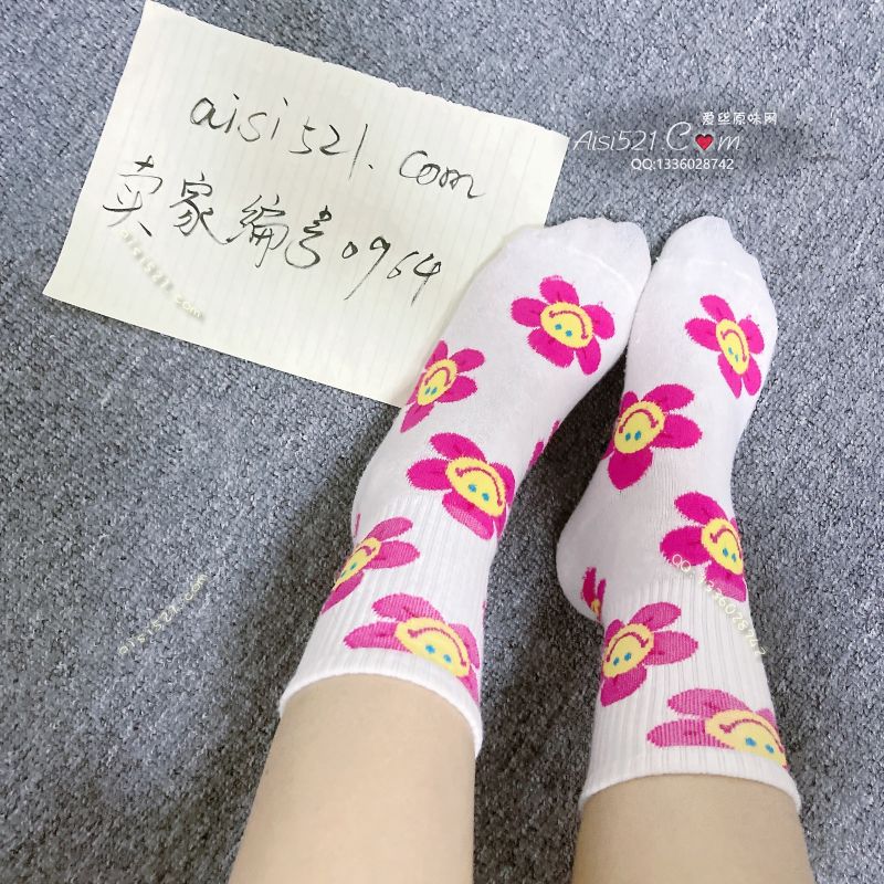 花花棉袜原味丝袜|袜类臭棉袜