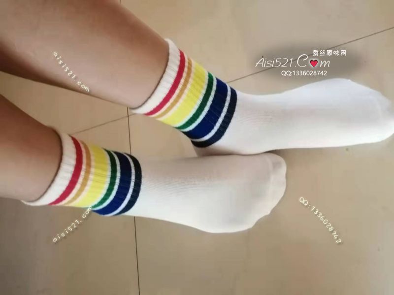 美甲师白色棉袜，1天就酸臭，可定制穿几天。原味丝袜|袜类臭棉袜